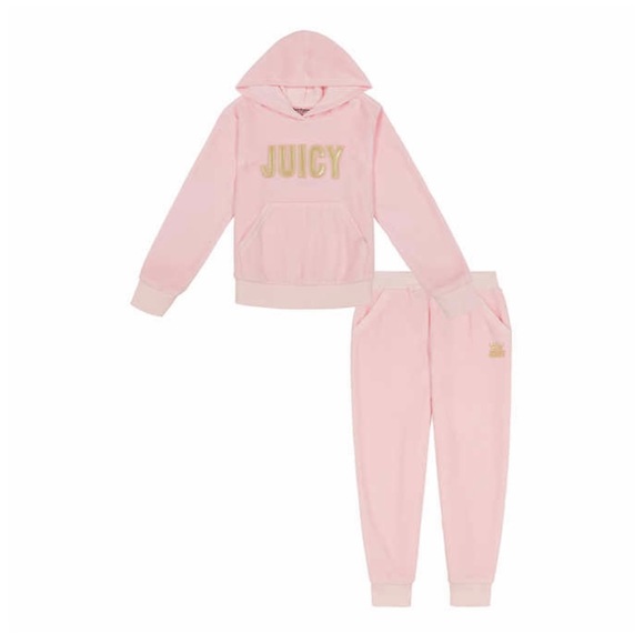 Juicy Couture Kids' 2-piece Velour Set - Picture 1 of 5